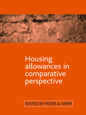 cover image of Housing allowances in comparative perspective